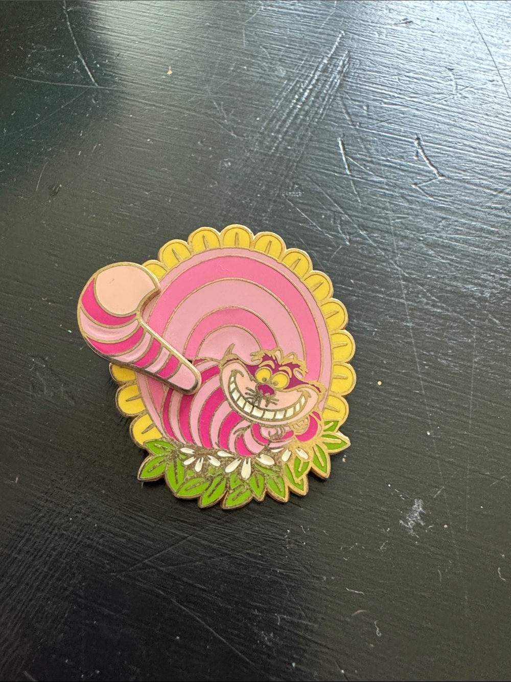 Cheshire Cat Pink Enamel Pin 2006